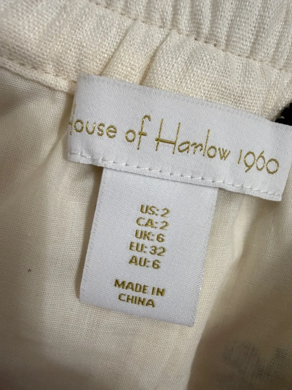 NWT House of Harlow Ivory Maxi Skirt with Floral Embroidery and crop top Sz 2. - Picture 7 of 8